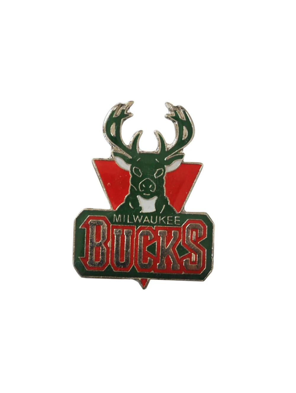 Vintage Milwaukee Bucks NBA Basketball Fan Metal Pin